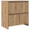 vidaXL Sideboard 2 pcs Artisan Egetr&aelig; 70 x 41 x 75 cm Konstrueret tr&aelig;