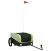 vidaXL cykelanh&aelig;nger 30 kg jern sort og gr&oslash;n