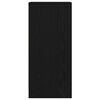 vidaXL skænk 29,5x34x76 cm konstrueret træ sort egetræsfarve