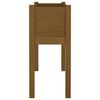 vidaXL plantekasse 70x31x70 cm massivt fyrretræ gyldenbrun