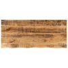 vidaXL bordplade 140x60x3,8 cm naturlig kant massivt ru mangotr&aelig;