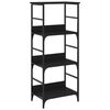 vidaXL bogreol 50x33x117,5 cm konstrueret tr&aelig; sort