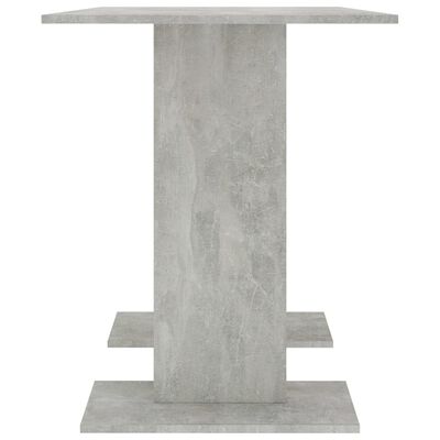 vidaXL spisebord 110x60x75 cm konstrueret træ betongrå