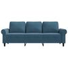 vidaXL 3-personers sofa 180 cm velour bl&aring;