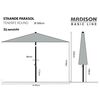 Madison parasol Tenerife 300 cm rund &aelig;blegr&oslash;n
