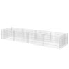 vidaXL gabion-h&oslash;jbed 360x90x50 cm st&aring;l