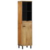 vidaXL badev&aelig;relsesskab 38x33x160 cm massivt mangotr&aelig; brun