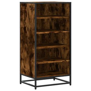 vidaXL skostativ 48x38x97,5 cm konstrueret tr&aelig; r&oslash;get egetr&aelig;sfarve
