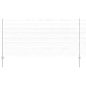 vidaXL Hegn med post S&oslash;lv 1,2 x 25 m St&aring;l
