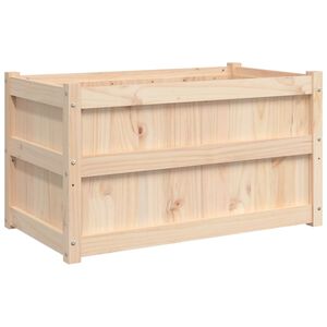 vidaXL plantekasse 90x50x50 cm massivt fyrretr&aelig;