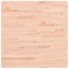 vidaXL bordplade 70x70x2,5 cm firkantet massivt b&oslash;getr&aelig;