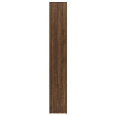 vidaXL bogreol 40x30x189 cm konstrueret træ brun egetræsfarve