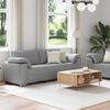 vidaXL Sofa S&aelig;t 2 pcs Lysegr&aring; 219 x 77 x 82 cm Stof