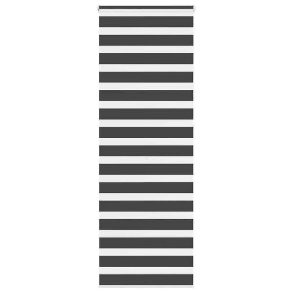 vidaXL zebragardin sort 85x230 cm stofbredde 80,9 cm polyester