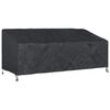 vidaXL Haveb&aelig;nkkappe Sort 200 x 100 x 89 cm 600D Oxford Stof
