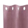 vidaXL M&oslash;rkl&aelig;gningsgardiner 2 pcs M&oslash;rk pink 140 x 260 cm Fl&oslash;jl