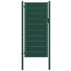 vidaXL hegnsl&aring;ge PVC og st&aring;l 100x164 cm gr&oslash;n