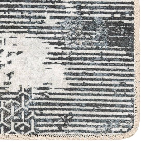 vidaXL gulvtæppe 160x230 cm vaskbart og skridsikkert flerfarvet