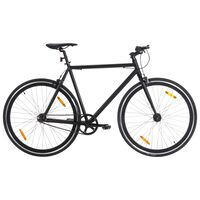vidaXL cykel 1 gear 700c 55 cm sort