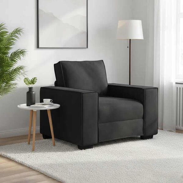 vidaXL sofastol 100x78x84 cm fl&oslash;jl sort