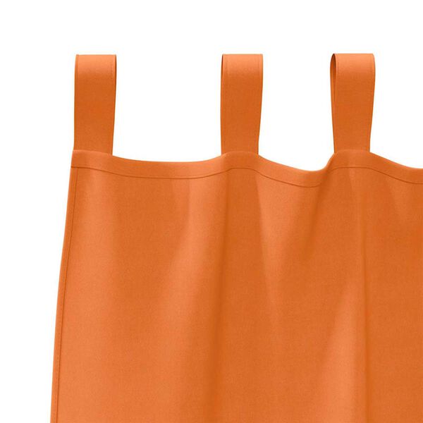 vidaXL Mørklægningsgardiner med ringe 2 pcs Lys Orange 140 x 140 cm
