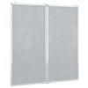 vidaXL magnetisk whiteboard 100x100x1,7 cm foldbart aluminium