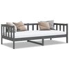 vidaXL daybed 90x200 cm massivt fyrretr&aelig; gr&aring;