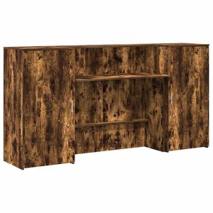 vidaXL receptionsskranke 200x50x103,5 cm r&oslash;get egetr&aelig;sfarve