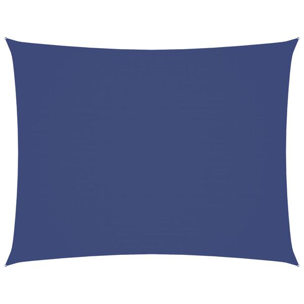 vidaXL solsejl 4x5 m rektangul&aelig;r oxfordstof bl&aring;