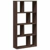 vidaXL bogreol 60x20x120,5 cm konstrueret tr&aelig; brun egetr&aelig;sfarve