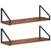 vidaXL V&aelig;ghylder 2 stk. Gammelt tr&aelig; 50 x 16 x 15,5 cm