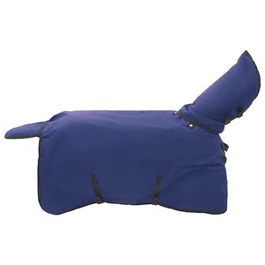 vidaXL Hestet&aelig;ppe Fuldt Marinebl&aring; 75 cm Polyester