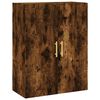vidaXL v&aelig;gh&aelig;ngt skab 69,5x34x90 cm konstrueret tr&aelig; r&oslash;get sonoma-eg