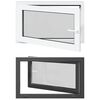 vidaXL K&aelig;ldervindue RISOR 100 x 60 cm PVC og glas Antracit