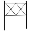 vidaXL udskiftningsgavl 75 cm metal hvid