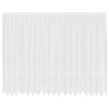 vidaXL Lace Gardin med gardiner Blomstret Hvid 245 x 500 cm Polyester