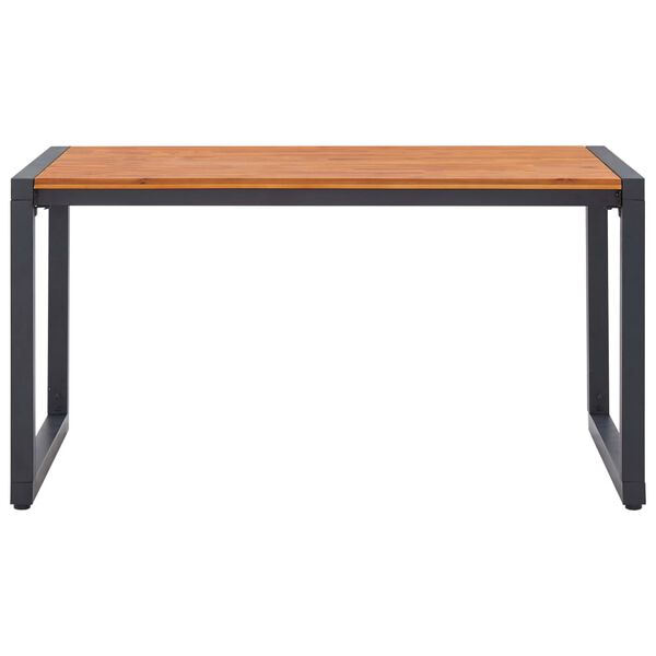 vidaXL spisebordss&aelig;t til haven 5 dele brun