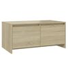 vidaXL sofabord 90x50x41,5 cm konstrueret tr&aelig; sonoma-eg