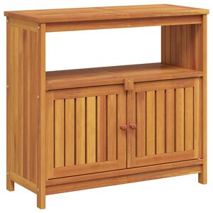 vidaXL konsolbord til haven 80x35x75 cm massivt akacietr&aelig;