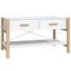 vidaXL sofabord 82x48x45 cm konstrueret tr&aelig; hvid