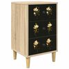 vidaXL Natskab BREMEN Sonoma-eg 36 x 33 x 60 cm Konstrueret tr&aelig;