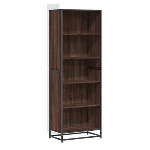 vidaXL bogreol 60x35x170,5 cm konstrueret tr&aelig; brun egetr&aelig;sfarve