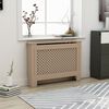 vidaXL radiatorskjuler 112x19x81,5 cm MDF