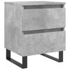 vidaXL sengebord 40x35x50 cm konstrueret tr&aelig; betongr&aring;