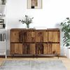 vidaXL Sideboards 2 pcs Gammelt tr&aelig; 120 x 35 x 70 cm Konstrueret tr&aelig;