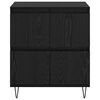 vidaXL Sideboards 2 pcs Sort eg 120 x 35 x 70 cm Konstrueret tr&aelig;