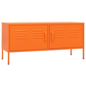 vidaXL tv-skab 105x35x50 cm stål Orange