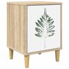 vidaXL Natskab HANAU Sonoma-eg 36 x 33 x 50 cm Konstrueret tr&aelig;