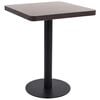 vidaXL bistrobord 60x60 cm MDF m&oslash;rkebrun