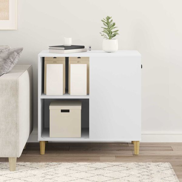 vidaXL Kat Hus Hvid 72 x 42.5 x 70 cm Konstrueret tr&aelig;